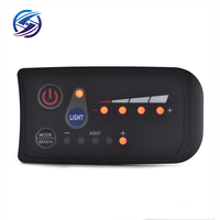 Ordenador de Bicicleta Impermeable 24V-60V con Pantalla LCD, Velocímetro y Odómetro con Cable, Unidad Electrónica para Bicicleta Eléctrica con Alerta de Errores por Condiciones Extremas