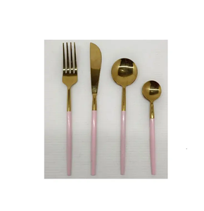 Contemporary Resin Handle flatware set of 3 Ideal for Restaurants <b>Mirrored</b> steel Hotels accessories and amazing quality - Product Image 2