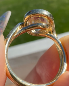 รอบตัดOMC Moissaniteแหวนหมั้น4.00 Ct Solitaire OECเก่ายุโรปmoissaniteแหวนชุดกรอบโบราณOECแหวนแต่งงาน - Product Image 4