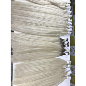 Blond ombré couleur donneur mixte Super qualité européenne 40 à 100cm en vrac paquets de cheveux vietnamiens 100% extensions de cheveux humains bruts - Product Image 6