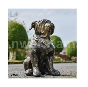 Vente chaude Heavy Duty Brun Fonte Chien Statue Jardin Maison Cour Parc Patio Décor - Product Image 2