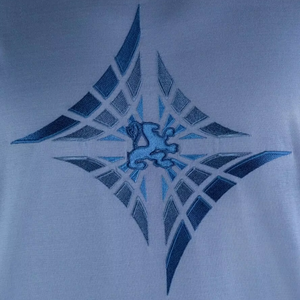 เสื้อยืดผ้าฝ้ายแท้ 100% ปักลายแบบดิสเทรส ระบายอากาศได้ดี สวมใส่สบาย สไตล์สตรีทแวร์ ลาย 3 มิติ น้ำหนัก 400 กรัม ลายปักด้านหน้า - Product Image 4