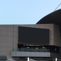 Écran LED d'extérieur de qualité supérieure, affichage numérique pour lieux publics, profil en acier, pas de pixel de 10 mm, couleur pleine