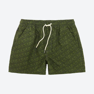 Custom Quick Dry Lightweight Elastic Drawstring Waist <b>Shorts</b> <b>With</b> <b>Zipper</b> Hidden <b>Pocket</b> Swimming Plain Nylon Spandex <b>Short</b> Men - Product Image 1