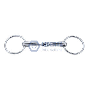Nueva llegada de alta calidad caballo ecuestre Bits Snaffle caballo montar anillo Snaffle Bits equipo equino - Product Image 5