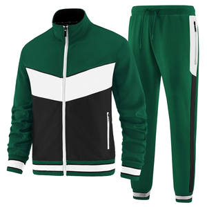 Custom Sweat Suits Men 100%Cotton Heavy Weight Fleece Fitness Oversize Hoodie Stacked Jogger Sets Tracksuits Hoodies Sweatpants - Product Image 1