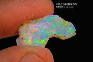 Merveilleuse opale éthiopienne brute brillante Welo Galaxy brillant opale brute en vrac prix brut pour la vente en gros - Product Image 2