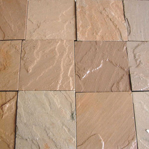 Dalles et plaques de carrelage en granit noir Gwalior Chittor, surface brossée, design brique et bande, moderne, pour terrasse - Product Image 2