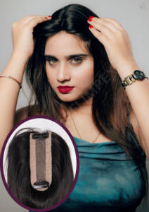 1x5 adorno de pelo de base de seda para mujeres cutículas marrones y negras naturales alineadas 100% cabello humano - Product Image 2