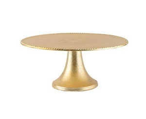 Soporte de pastel grande de 1 nivel para pulir utensilios de hornear con chapado en oro de buena calidad tamaño personalizado y herramientas de pastel de forma redonda para pastel de taza - Product Image 5