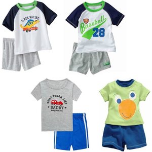 Conjunto de camiseta de algodón para niños, ropa para niños, venta al por mayor, gran oferta, conjunto de ropa para bebé, camiseta para niños - Product Image 1