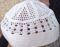 Chapeau de prière musulman pour homme tricoté à la main de haute qualité, Kufi Kopiah, 100% coton premium, ajustable, formel, toutes saisons, best-seller