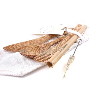 Tazón y Cuchara Hechos a Mano con Cáscara de Coco Ecológica, Sostenibles y Naturales, para Servir Smoothies, Ensaladas, Cereales, Arroz, Regalo Empresarial MPL - Product Image 6