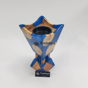 Brûleur à Bakhoor en Résine de Bois Artisanat Traditionnel Porte-Aromes pour Maisons Bureaux et Boutiques Tradebyd - Product Image 3