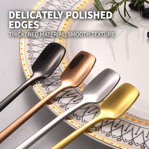 ช้อนคนกาแฟ/ชา/ไอศกรีม ด้ามยาว สแตนเลส 304 สีสันสดใส สำหรับอุปกรณ์บาร์ - Product Image 5
