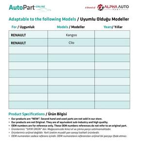 Clips de joint d'étanchéité de porte pour Renault Kangoo, Clio - 100 pièces - Product Image 2