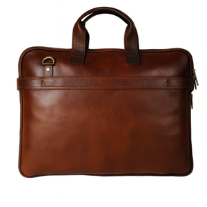 Maletín para Portátil de Cuero Travel Pro, Organizador con Múltiples Bolsillos, Estilo Antiguo, Accesorio de Moda de Divine International - Product Image 6