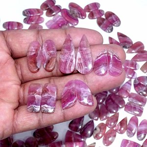 Pierre naturelle de haute qualité en gros Cabochon Cobalt Calcite pierre précieuse en vrac pour la fabrication de bijoux disponibles au prix de gros - Product Image 6