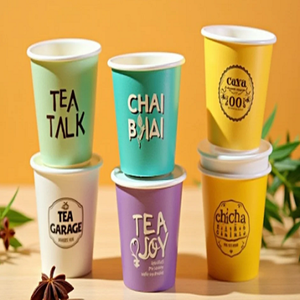 Gobelet en papier imprimé jetable de 90 ml pour boissons chaudes Gobelets en papier isolés de haute qualité - Product Image 1