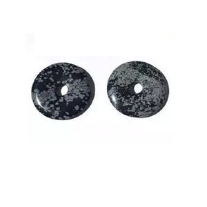 จี้โดนัทคริสตัลเกล็ดหิมะหินอัญมณีธรรมชาติคุณภาพสูงสำหรับทำเครื่องประดับขายส่งโดยตรง - Product Image 2