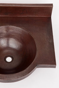 Lavabo de Cobre Elegante, Decoración Metálica para Baño y Cocina, Diseño Moderno Premium, Ecológico, 30x20x9, Uso Doméstico - Product Image 2