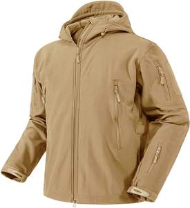 Blouson Bomber Homme Slim en Softshell Imperméable Décontracté Design Tactique Hiver Extérieur Vente Chaude Impression Puff Toile Teinte - Product Image 2