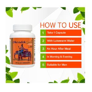 Cápsula de oro Ayurveda Shivalik de la mejor calidad, paquete de energía virtual que aumenta la capacidad de impulso de resistencia - Product Image 1