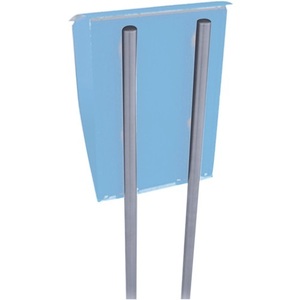 Support de boîte aux lettres universel en acier noir BURG-WCHTER 150 pour le bétonnage, durable et élégant - Product Image 1