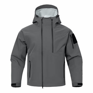 Soft Material <b>Windbreaker</b> Jacket Winter Jacket Outdoor Waterproof Soft Shell Hiking <b>Camping</b> Winter <b>Windbreaker</b> Jacket For Men - Product Image 1