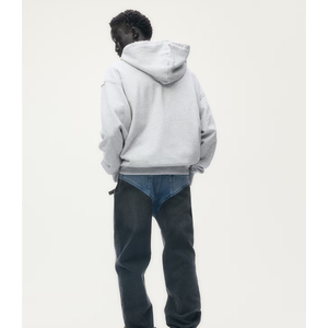 Sweat-shirts unisexes de haute qualité pour hommes 2026, unis, réguliers, lourds, à capuche, surdimensionnés, logo personnalisé, confortables, brodés - Product Image 5