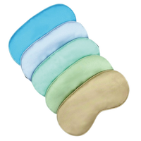 Masques de voyage en textile de maison en gros, avec sangle élastique réglable, en satin de soie doux, couleurs personnalisées, occultants, pour la méditation