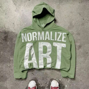 Sudaderas Unisex 2025 con Diseño Único, Bordado Personalizado, Lavado Ácido, 100% Algodón, con Bolsillo, para Otoño - Product Image 1