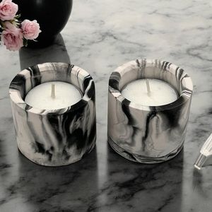 Elegant Marble <b>Tealight</b> Stand for Easter Home Decor Handmade Votive Holder Enhancing Warm Welcoming Feel During Family Dinners - Product Image 5
