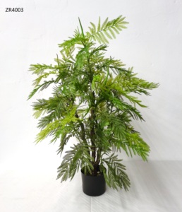 Simülasyon palmiye ağacı yapay bitki Ficus lypalm Dypsis Lutescens yeşil plastik yapay muz ağacı muz ZR4003 ile - Product Image 3