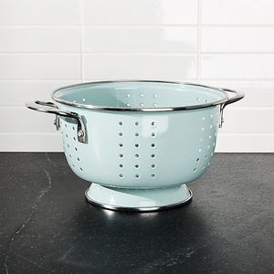 กระชอนโลหะสแตนเลสขนาดใหญ่พิเศษพร้อมที่จับสำหรับระบายน้ำบะหมี่พาสต้าสลัดผักผลไม้ - Product Image 2