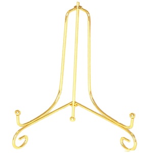 Support de présentation en fer forgé de table, couleur or, chevalet, support de présentation de plaques, support de présentation de photos, cadre photo, livres de cuisine - Product Image 4