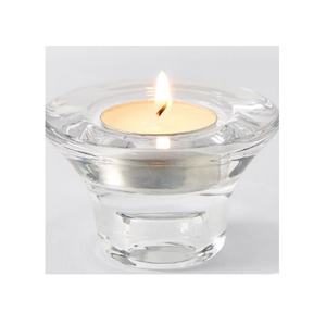 Portavelas de acrílico con portavelas de forma redonda de calidad superior para accesorios de decoración de boda - Product Image 1