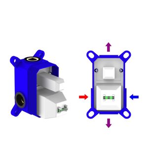 Incrociato serie *** miscelatore doccia a leva singola con deviatore a 2 vie per installare sistema scatola colore nero opaco accessori per rubinetto da bagno - Product Image 5