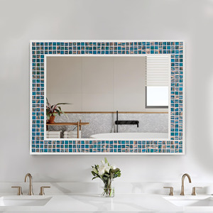 กระจกขนาดใหญ่สำหรับตกแต่งห้องนั่งเล่นและห้องนอนกระจกกรอบมุกขนาดตามสั่ง - Product Image 3