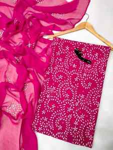 Costume Salwar Kameez en soie/rayonne/modal de style indien et pakistanais, broderie sur filet, robe musulmane lourde unisexe, personnalisable 2023 - Product Image 6