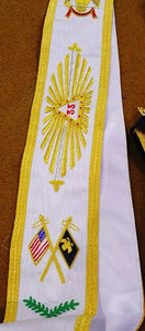 Cintas Masónicas Bordadas a Mano con LED Intermitente, Personalizadas, de Alta Calidad, con Diseño Exclusivo y de Última Tendencia - Product Image 5