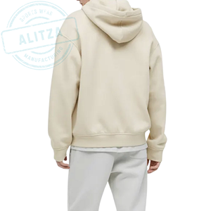 Sweatshirt à capuche unisexe zippé avec logo imprimé personnalisé 330 grammes Essentials Sweatshirt européen pour femmes hommes col à capuche - Product Image 6