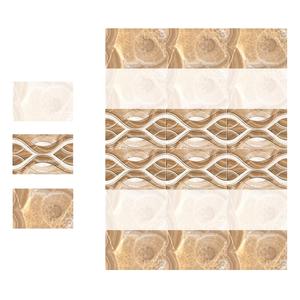 <b>Light</b> Brown Color <b>Shaded</b> Design Digital Glazed Ceramic <b>Wall</b> Tiles 300x450mm - Product Image 4