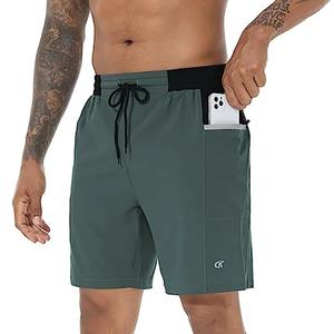 Pantalones Cortos Deportivos de Secado Rápido 100% Algodón para Hombre, para Correr, Gimnasio, Entrenamiento, Baloncesto, Fitness, con Cierre de Cordón, Ropa Casual, Venta al Por Mayor - Product Image 5