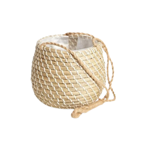 Maceta colgante de algas marinas a buen precio para maceta decorativa de árboles y flores, diseño bohemio, venta al por mayor de Vietnam - Product Image 6