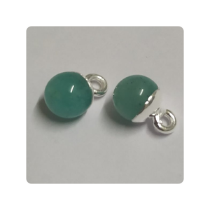 Breloque en argent sterling avec améthyste à facettes Breloques en argent sterling pour collier et bracelet - Product Image 2