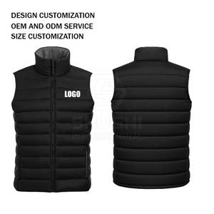 Gilet bouffant sans manches décontracté personnalisé pour hommes léger extérieur hiver séchage rapide personnalisable - Product Image 6