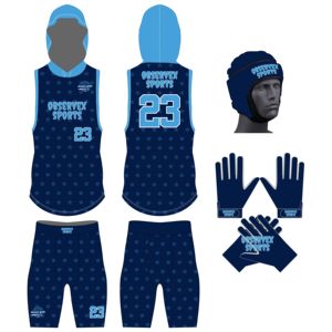 Uniforme de football américain à 7 pour adultes |   Manchon de compression respirant sans manches, antibactérien, évacuant l'humidité, personnalisable - Product Image 1