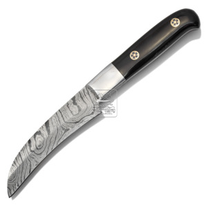 Juego de cuchillos de Chef profesional de acero de Damasco de estilo japonés, superventas, cuchillo de pelar de hierro con mango de cuerno de Búfalo, Venta caliente - Product Image 3