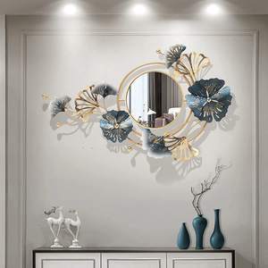Miroir mural décoratif pour la décoration de la maison, finition dorée, miroir mural de luxe pour hôtels et restaurants - Product Image 6